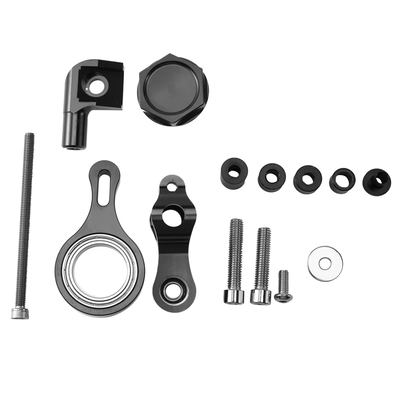 Motocicleta Ajustável Steering Estabilizar Damper, Suporte de Montagem Kit de Suporte, Acessórios para Yamaha YZF R1 2002-2016 R6, AU04