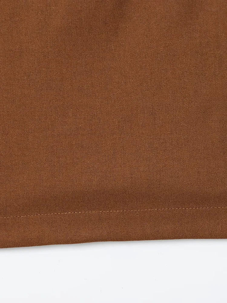 Europese stijl nieuwe damesmode veelzijdig temperament eenvoudige effen kleur casual cropped broek