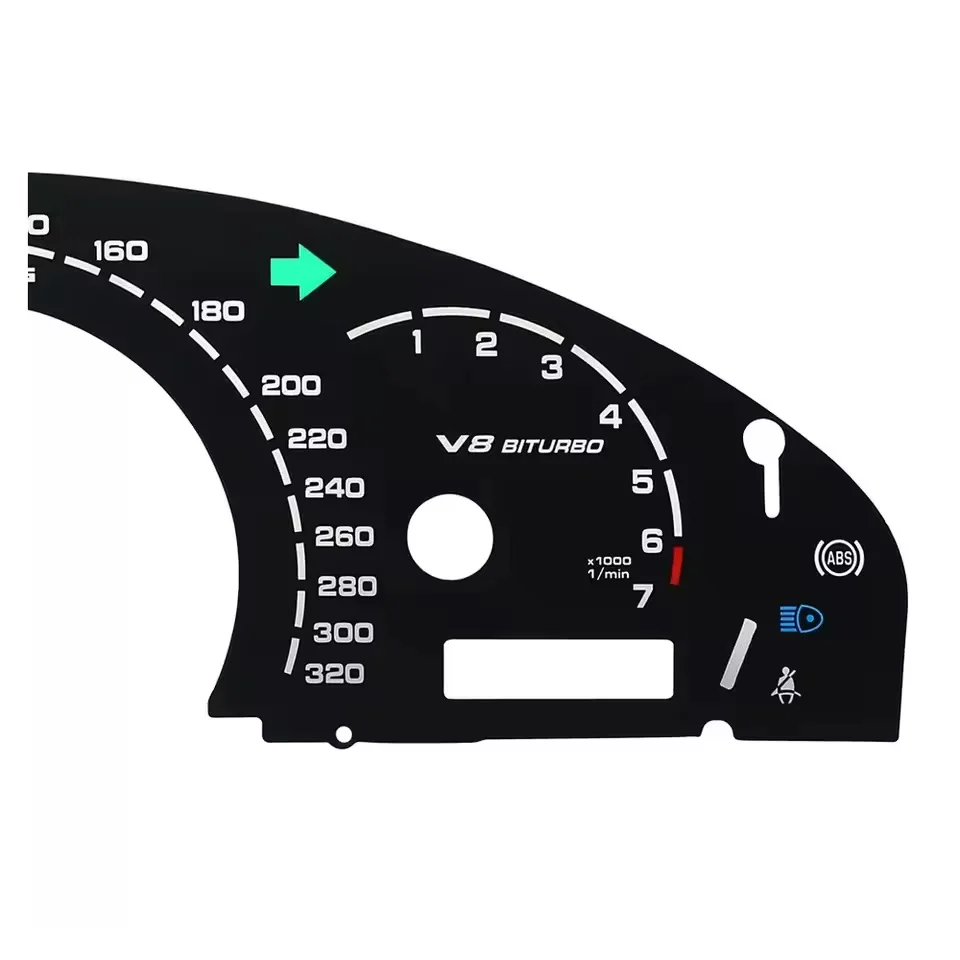 

Для Mercedes S-Class W220 CL-Class W215 AMG Upgrade Gauge Face 320KM/H V8 360/H V12 Biturbo Скородометр кластер