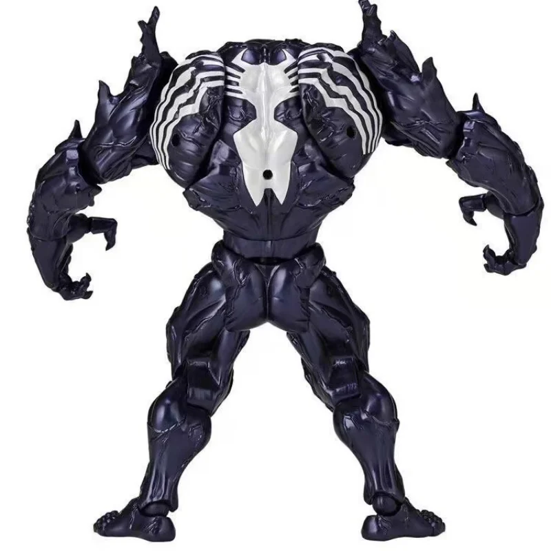 Increíble modelo de estatua de cara móvil conjunta de la matanza de Venom de Yamaguchi, muñeca legendaria de Spiderman, colección de juguetes para niños