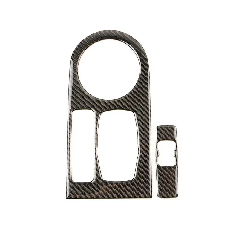 Soft Carbon Fiber Car Interior Accessories Central Gear Shift Panel Trim For BMW i3 2013 2014 2015 2016 2017 2018 2019 2020-2022