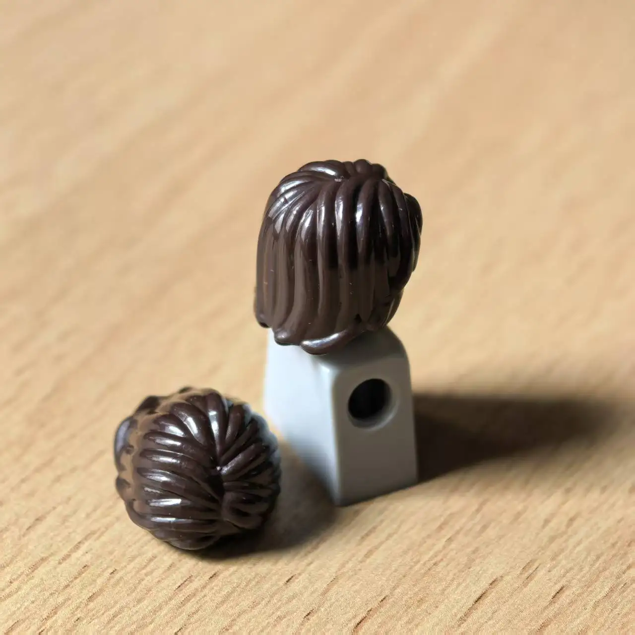 1pcs Building block 88283 people, medium long, messy, and split hairstyle [hair only sold, not including building block people]