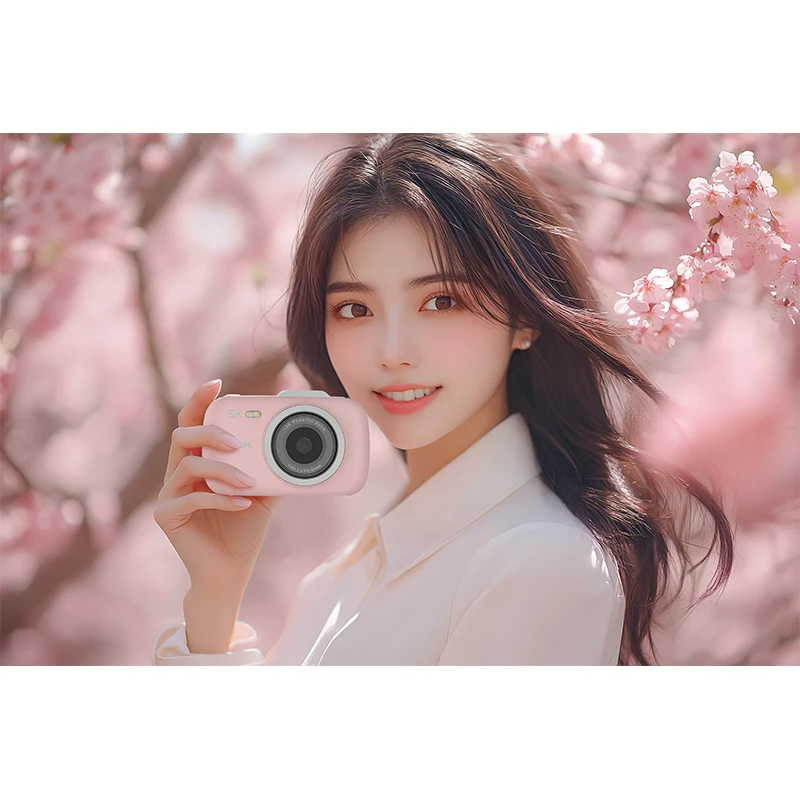 SJCAM-ZV100 Ultra HD 5K/80MP Compact Pocket Digital Camera,Student Vlog Camera