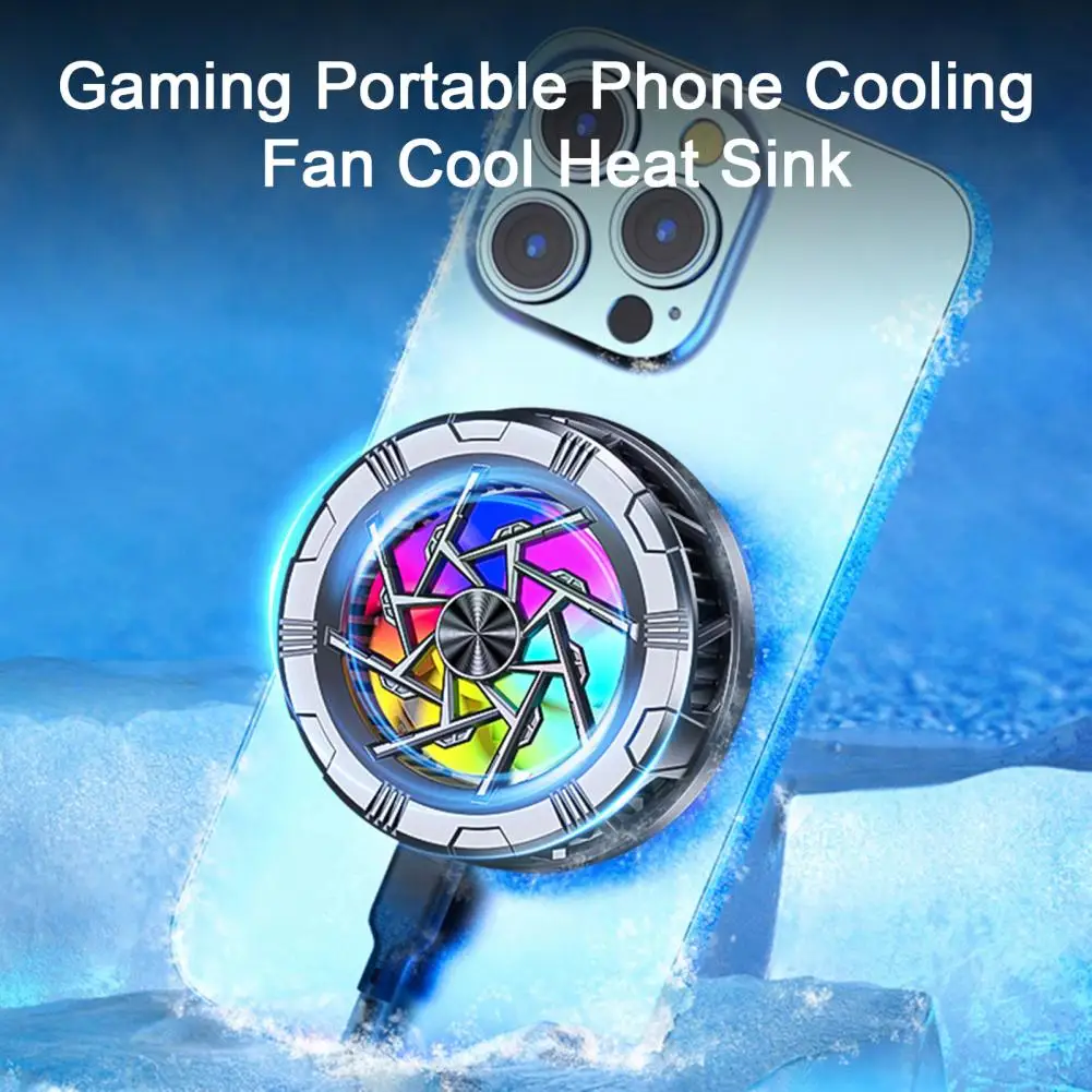High-performance  Professional Mobile Phone Cooler Air-cooled Cooler 5V/2A Phone Cooler Fan Low Noise   Game Component