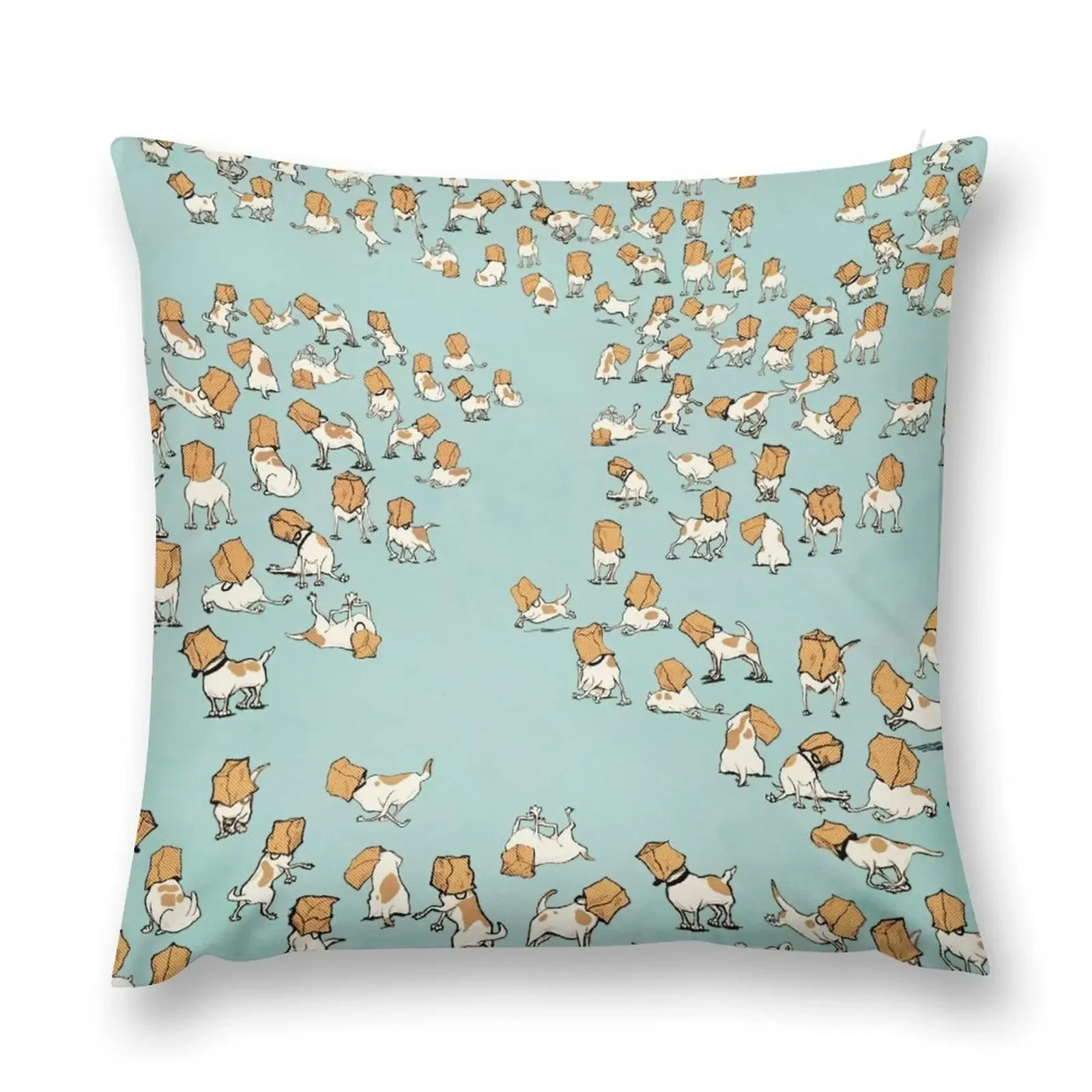 20,000 Jack Russells with bags on their heads Throw Pillow sleeping pillows Sofa Cushions Cover pillow