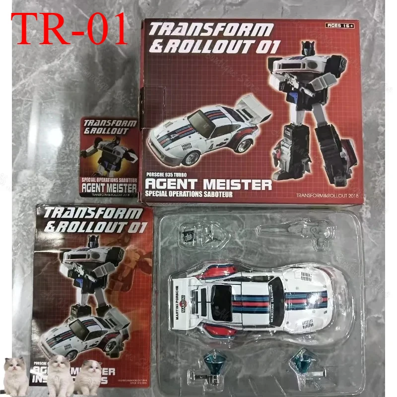 

In STOCK Transformed toys Masterpiece Rollout TnR TR-01 TR01 G1 Agent Mister Jazz Car 16CM Action Figure Toy Collection Gift