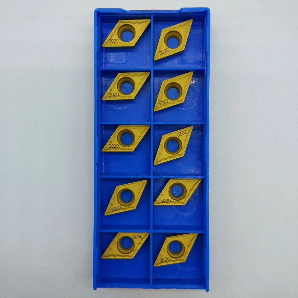 Brand New CNC Carbide Turning Inserts 10 Pcs/box Cutting Saw DCMT32.51 For Semi-finishin Indexable NC3020 Practical