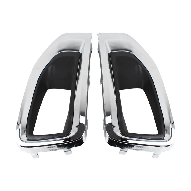 Front Fog Light Chrome Trim Cover Component 22936426 22936427 For GMC Yukon XL 2015-2020 Fog Lamp Frame GM1038187 13912295 1Pair