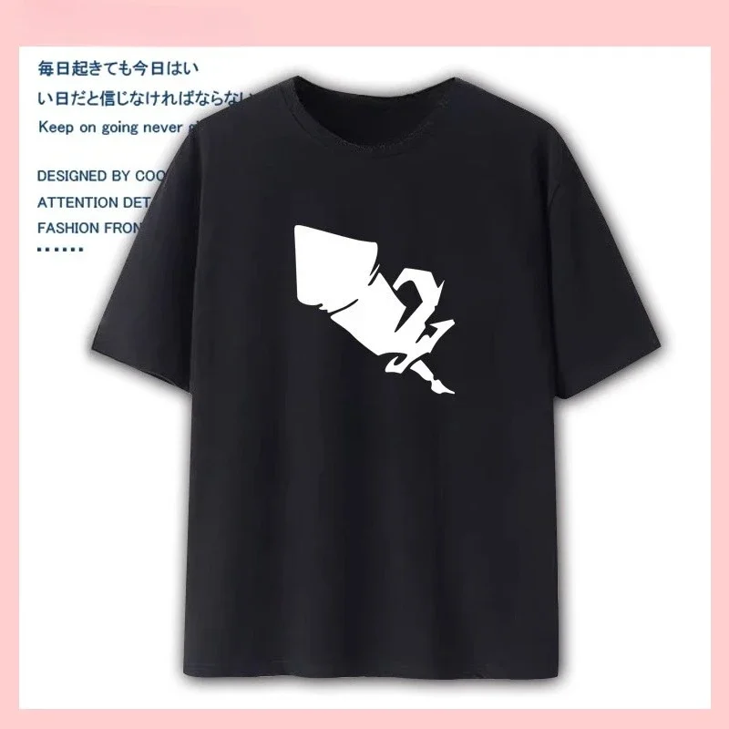 

Identity V The Supervisor of The Game-related Clothing Instrument Logo Футболка из чистого хлопка с короткими рукавами и короткими рукавами