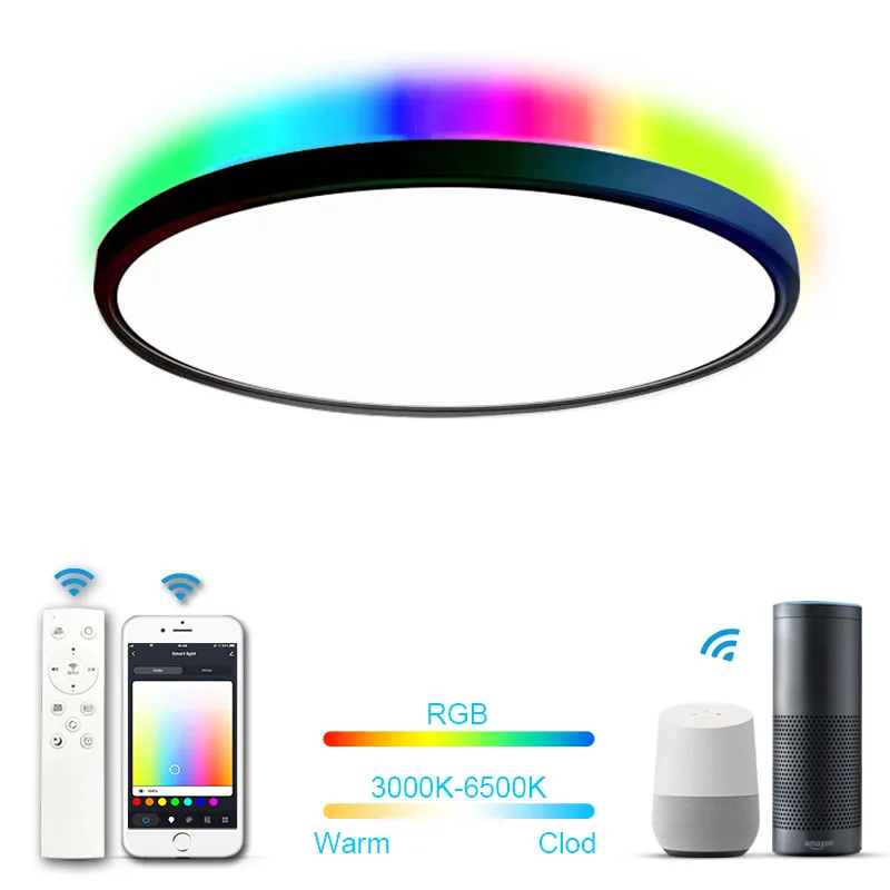 

Граффити WiFi Smart Life волшебный цвет потолок искусственная двухцветная RGB подсветка для балкона кухни ванной комнаты