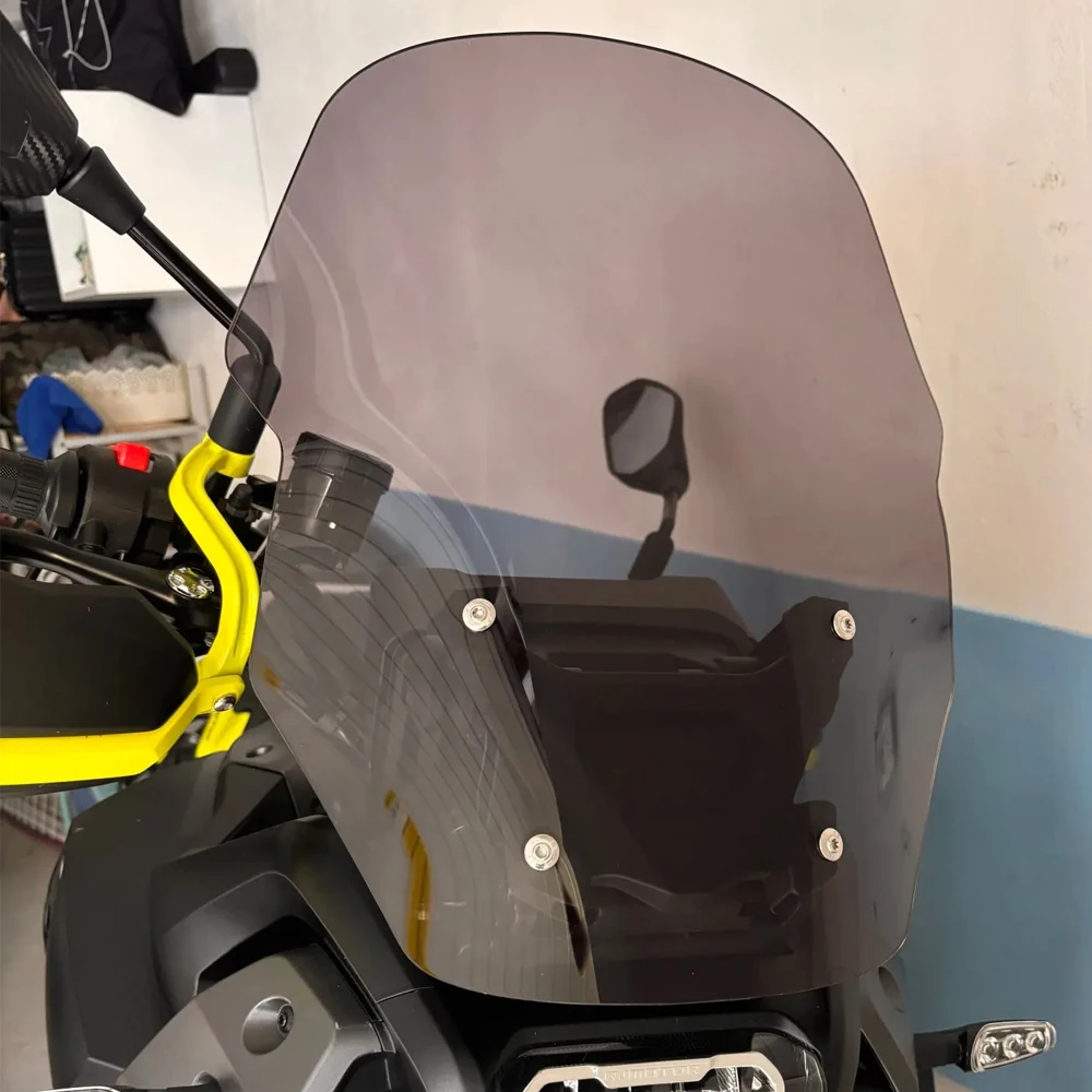 

For QJMotor SVT 650X Windscreen SVT650 650 X qj SVT650X Windshield Motorcycle Heightened Screen Scooter Wind Deflector Glass New