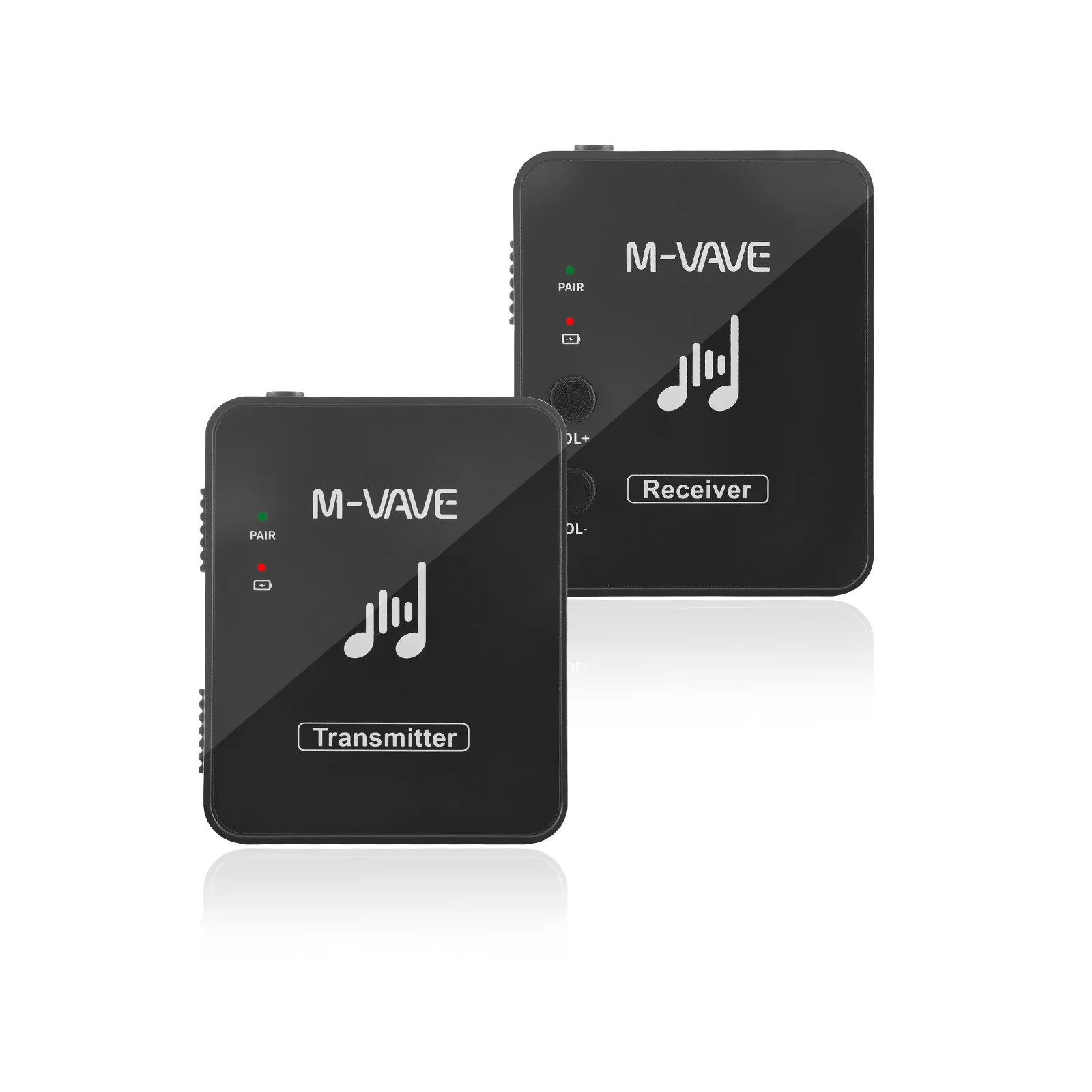 M-VAVE WP-10 2.4GHz Wireless Earphone Monitor Transmission System Rechargeable Transmitter & Receiver 30m Transmission Distance