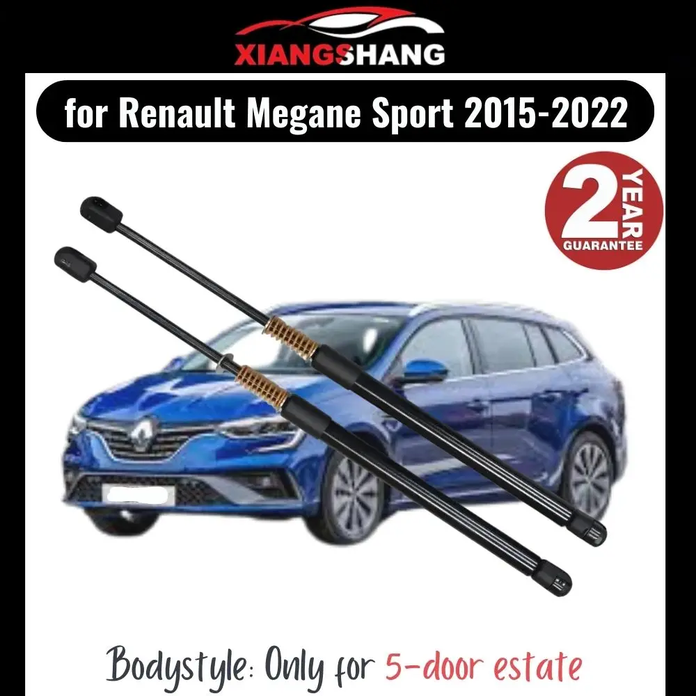 2pcs Rear Auto Open With Spring Damper for Renault Megane Sport Tourer IV 2015-2022 Estate  Trunk Boot Gas Charged Gas Struts