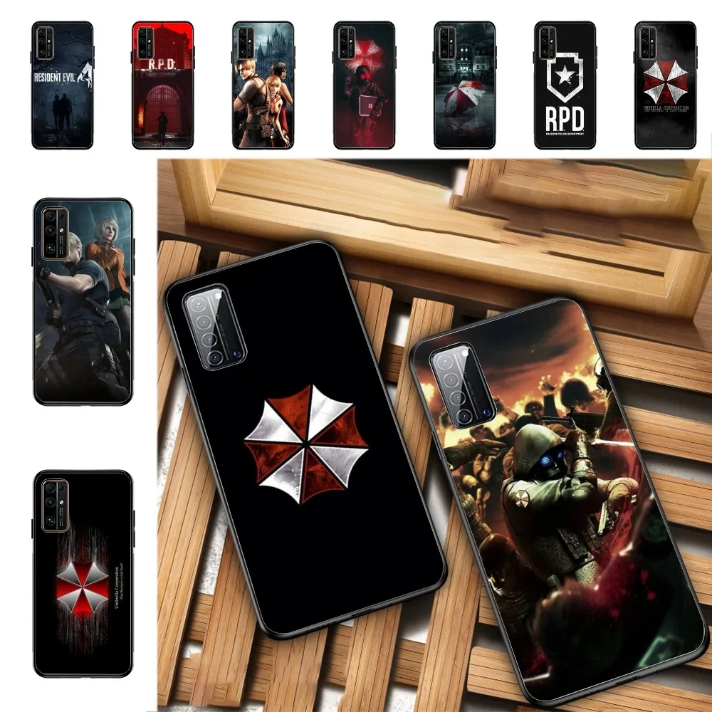 Umbrella Corporation Phone Case For Huawei Honor 10 lite 9 20 7A 9X 30 50 60 70 pro plus Soft Silicone Cover