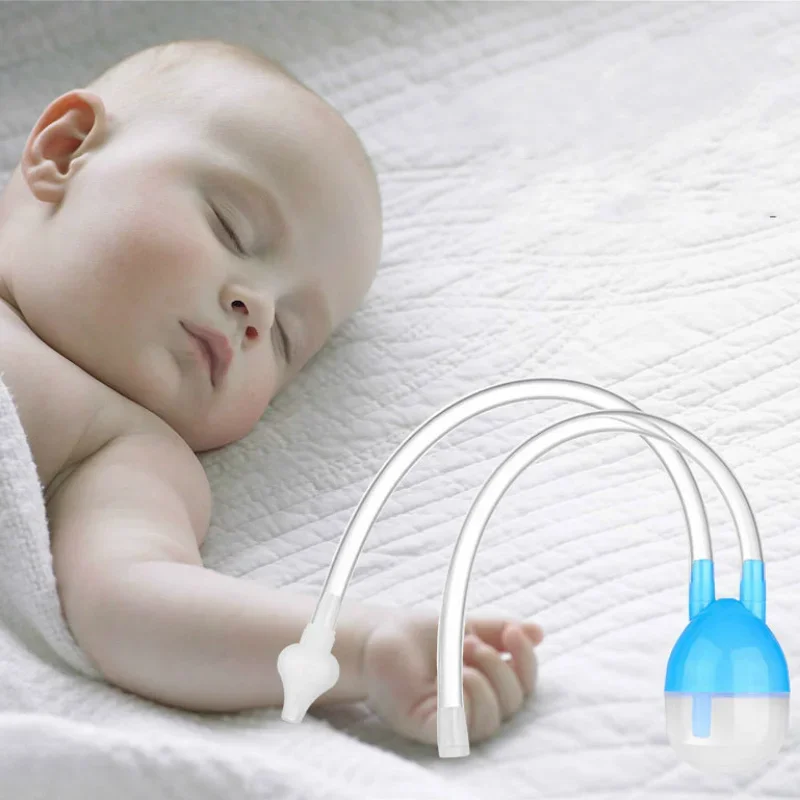 Newborn Baby Nasal Aspirator for Children Manual Clean Nose Nasal Inhaler Nasal Mucus Clean Aspirator Baby Care Supplies