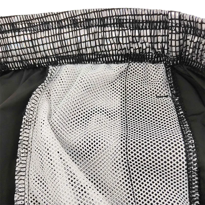 Men's Shiny Casual Loose Shorts Pocket Glisten Sports Loose Sweatpants Swim Trunks Swimwear Bikini Pants Adult Club Show Outfit