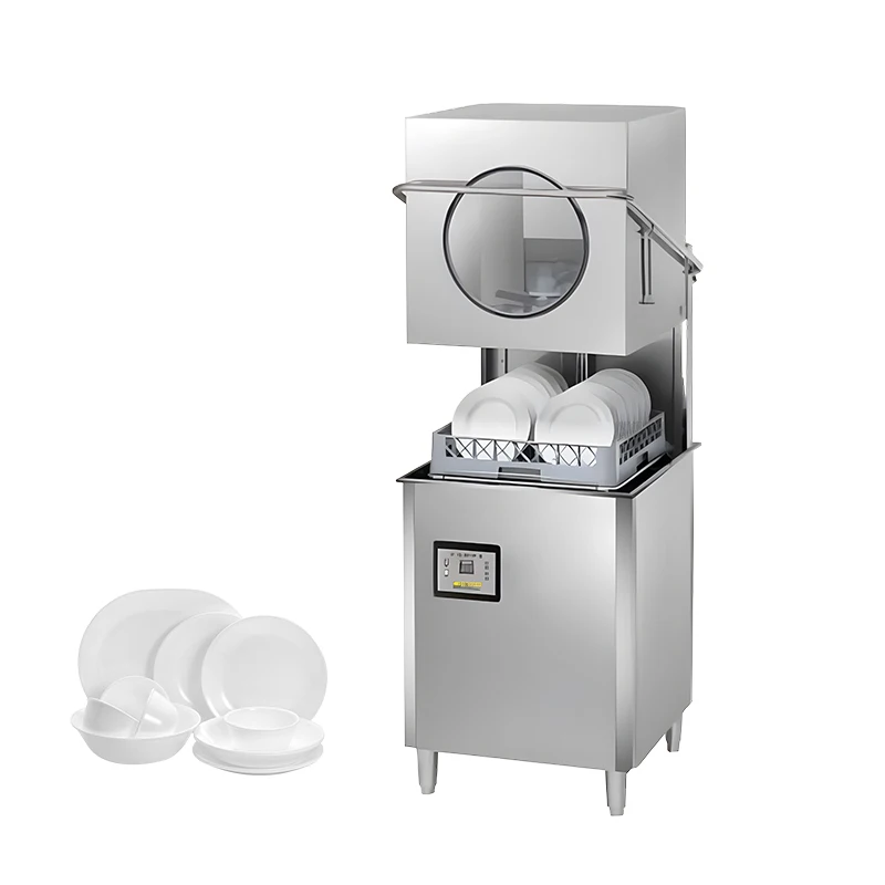 Stainless Steel Commercial Dishwasher Full-automatic Commercial Dishwasher Stainless Steel Uncovered Dishwasher