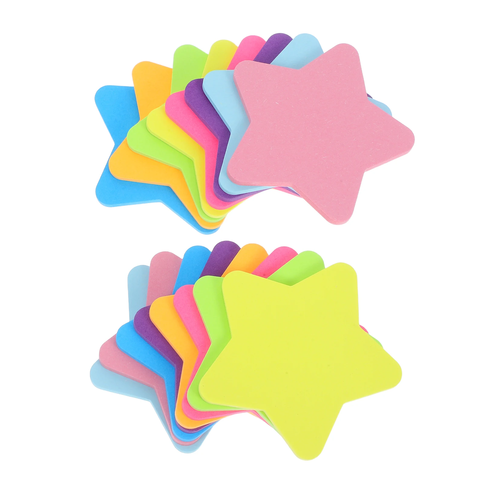 

16Pcs Star Office Supplies Adhesive Note Pads with Smooth Writing Surface for Daily Planner Journal School Home Organization