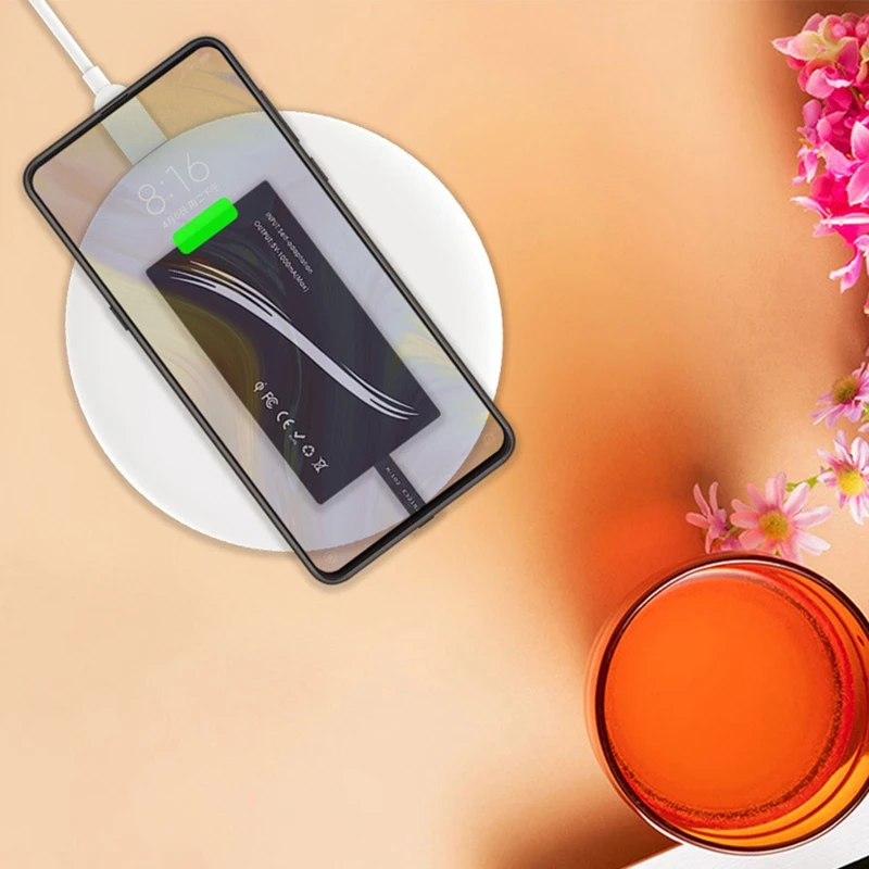 N89R Wireless Charger Type-C Universal Charging Receiver for Huawei P20 Pro P10 Plus Xiaomi Mi8 Mi6 for USB Type C