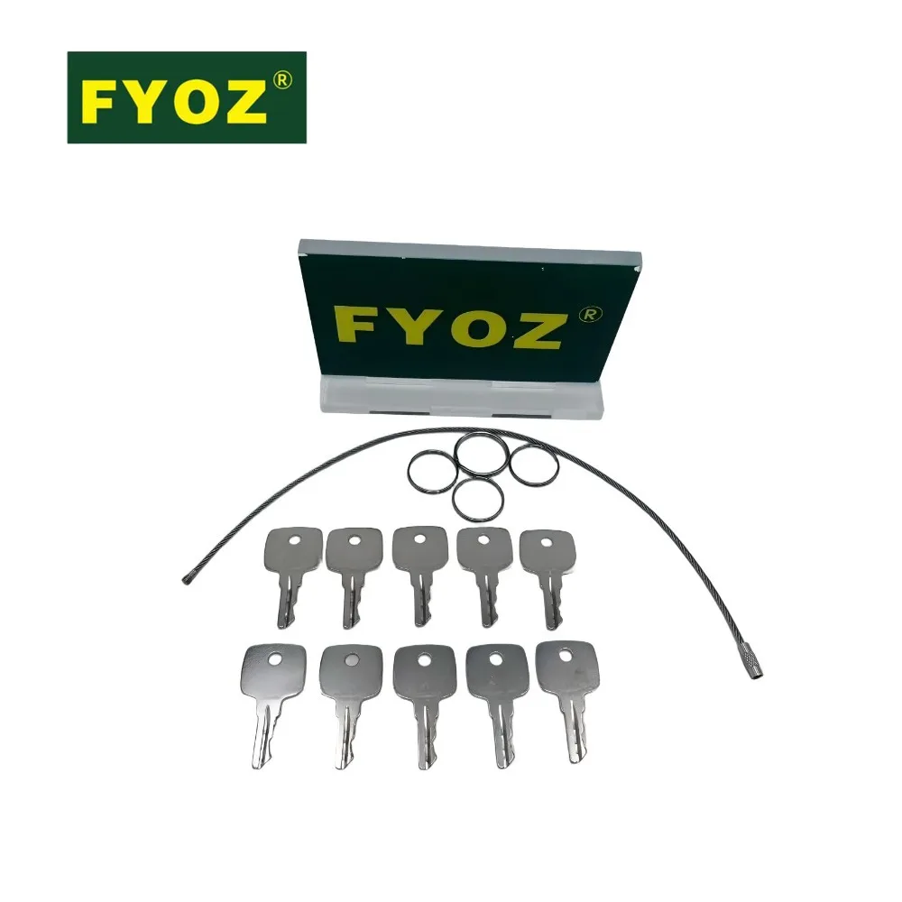 10PCS Ignition Keys For John Deere Tractor Combine Loader AT195302 AT145929 AR51481