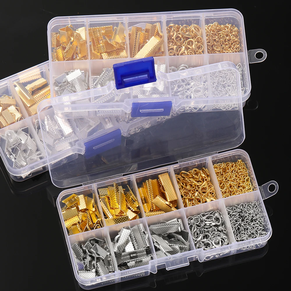 10 Grids Alloy Accessories Set for Jewelry Making