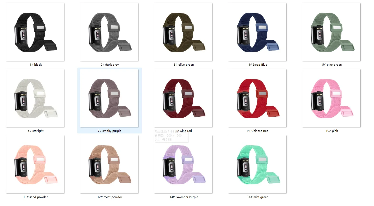 Nylonband für Fitbit Charge 6 5 Sport, dehnbares, atmungsaktives Ersatzarmband, Fitbit Charge 5 für Damen und Herren, Correa Pulseira – Detail 3