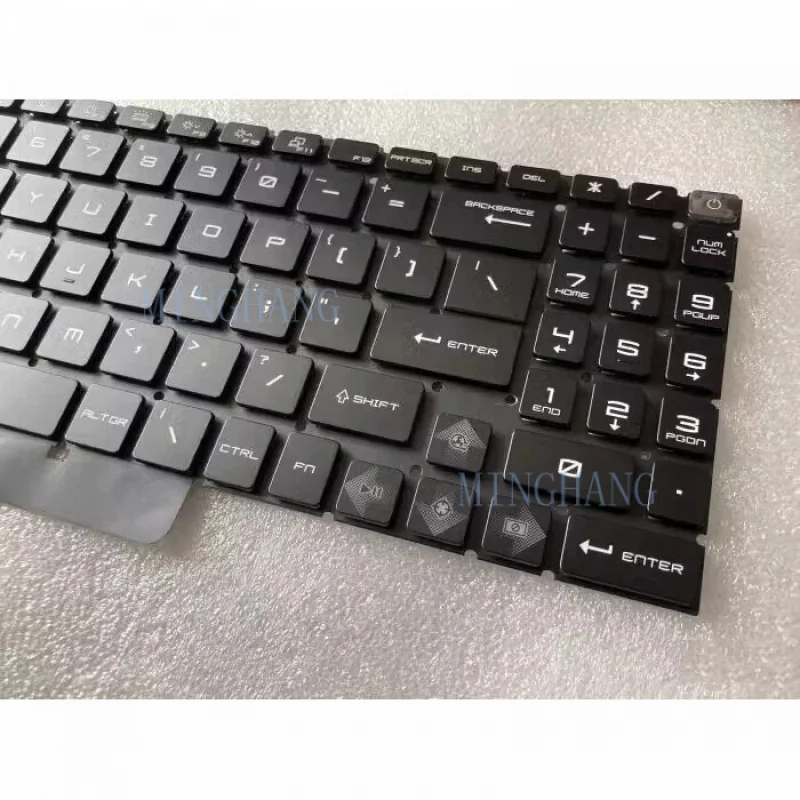M   For MSI Cyborg 15 Air A12V MS-15K1 A13VEK A13VFK Laptop RGB Backlit US keyboard