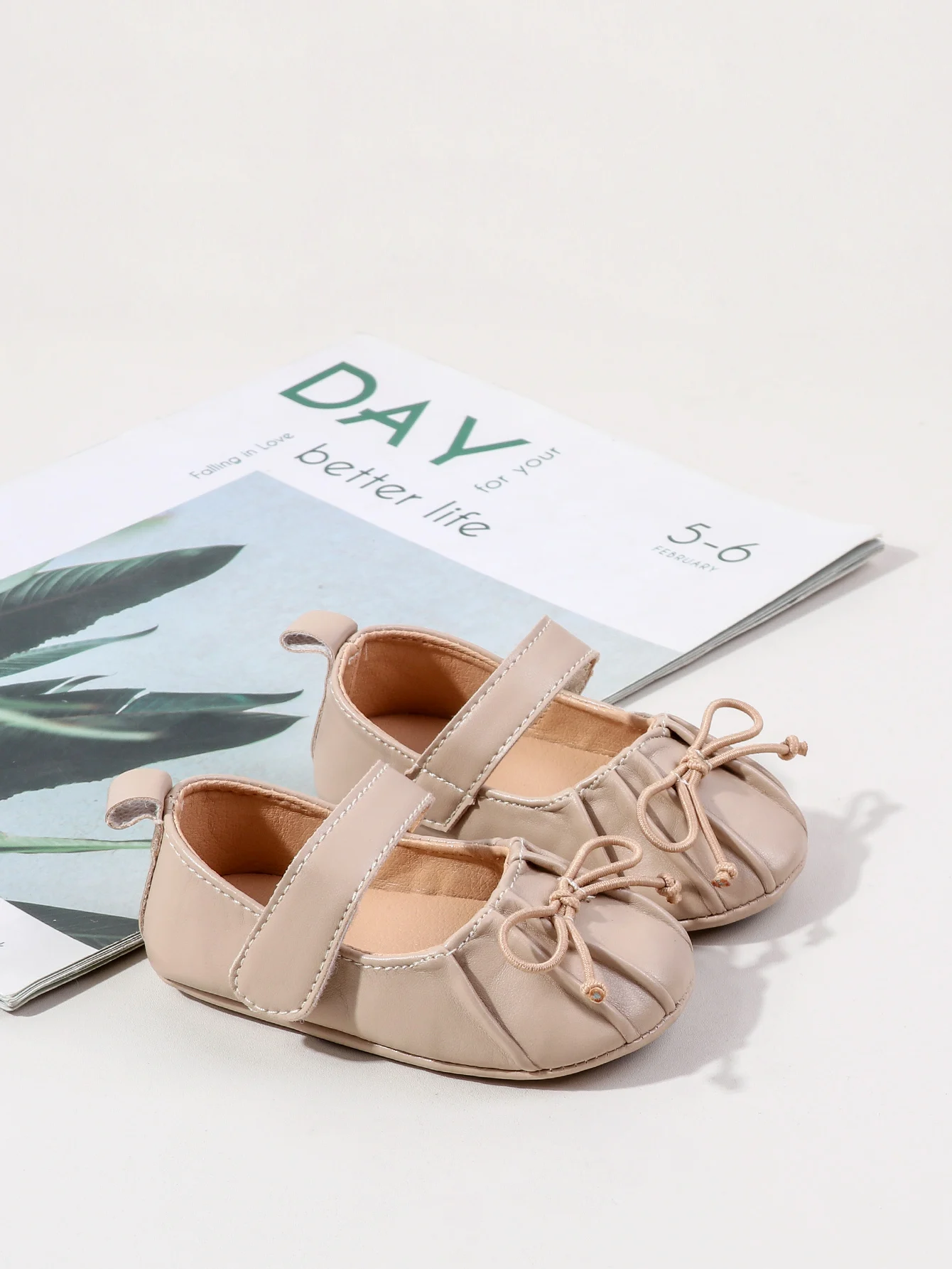 Babyschuhe für Mädchen, für den ersten Spaziergang im Innen- und Außenbereich, für 0–18 Monate, hochwertige Prinzessinnenschuhe, niedliches Design, PU-Leder, BBW5226 – Detail 4