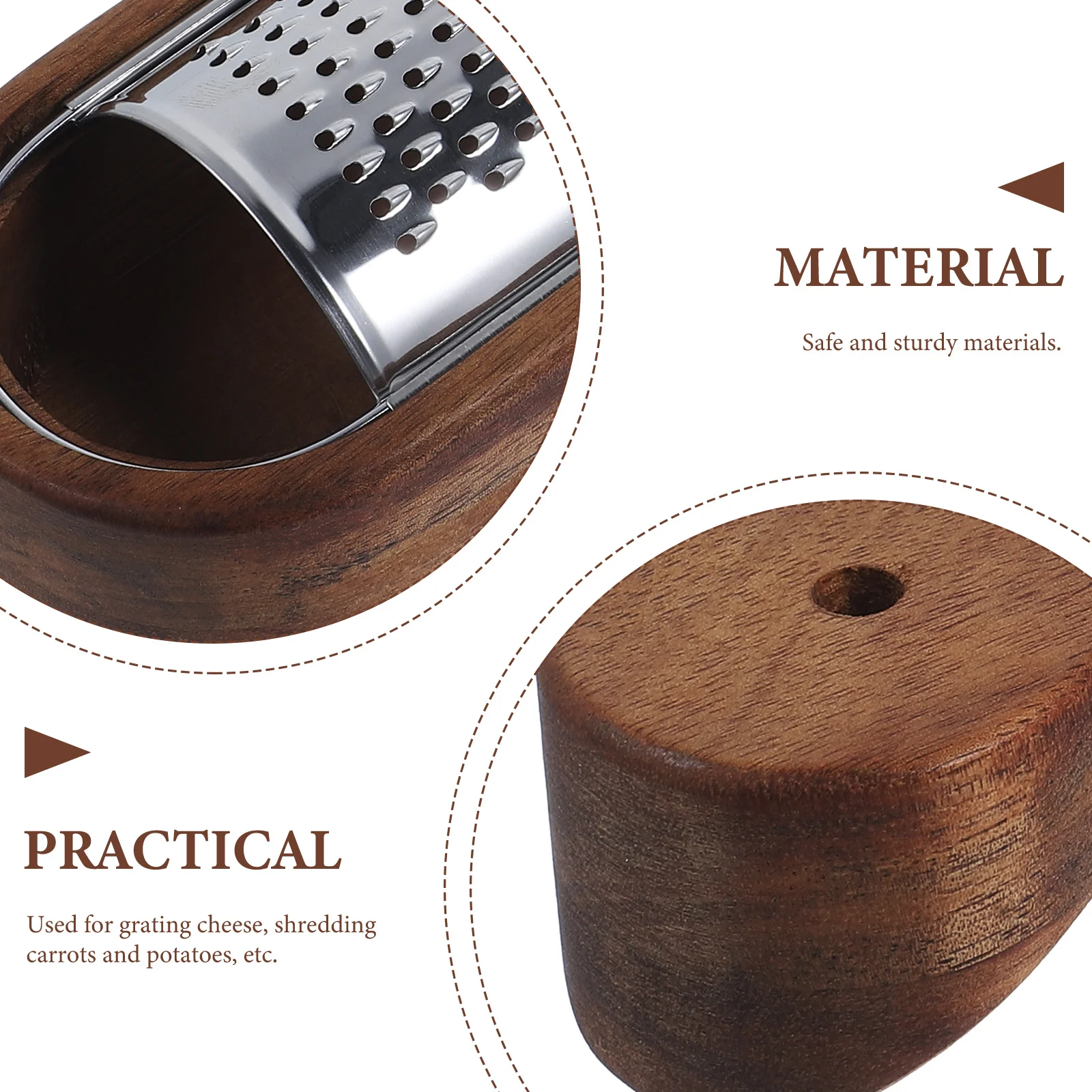 

Potato Grater Multifunctional Kitchen Tool Cheese Scraper Vegetable Shredder Stainless Steel Efficient Food Grater Handheld