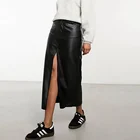 fashion leather pencil skirt