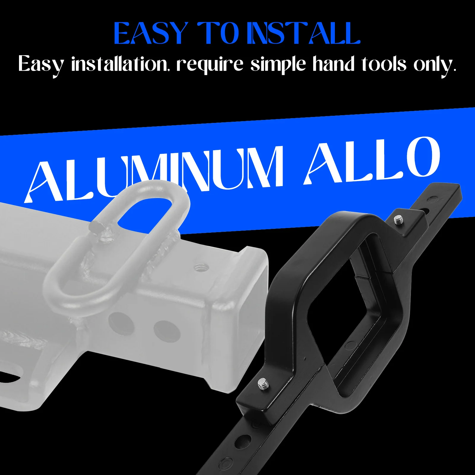 

Trailer Tow Hitch Bracket for LED Backup Reverse Lights Search Lighting Mount Holder Fits Most Vehicles Trucks SUVs RVs Work