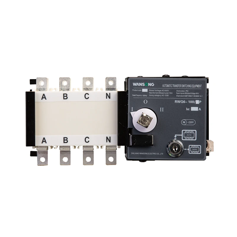 Certified Quality ATS Automatic Transfer Switches Dual Power 100A 250A 630A 1600A
