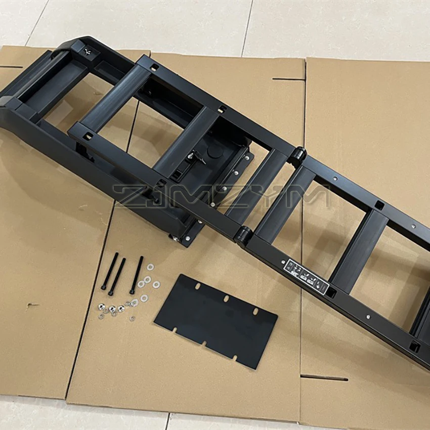 For Jetour Traveller T2 Side Ladder Off-road Car Modify Roof Side Ladder Aluminum Alloy  Folding Ladder  Accessories