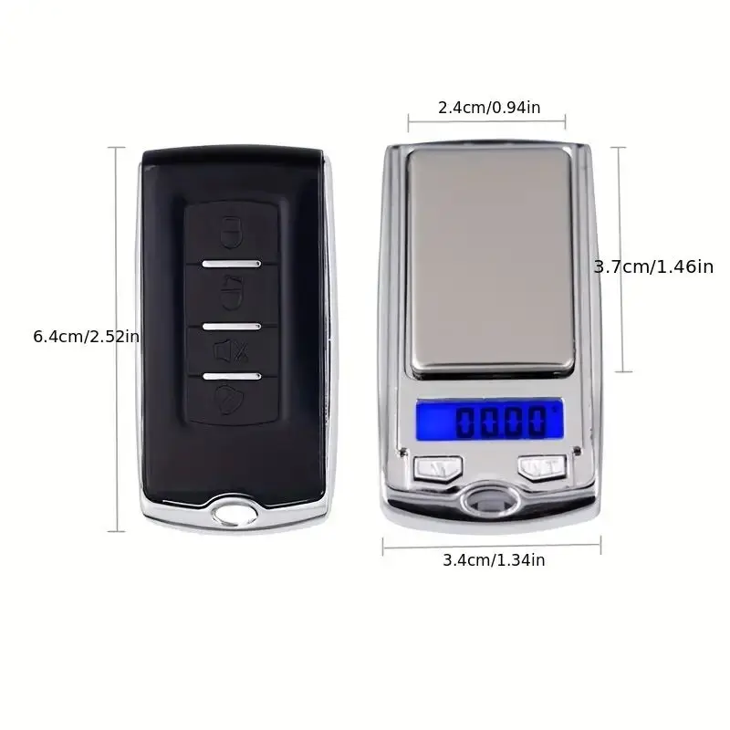 1 PC Precision Digital Pocket Scale, Accuracy 0.01 Gram, Car Key Mini Electronic Kitchen Scale