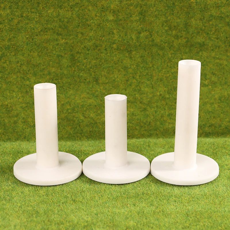 1PC Durable Rubber Golf Tees Holder for Driving Range Practice with 4 Heights Ball Holder Mat Compatible
