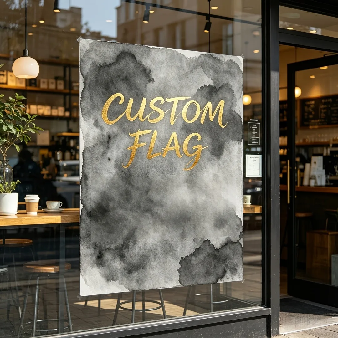 Personalized custom brand logo stickers, high-definition UV print quality, multiple sizes available for posters and print materi
