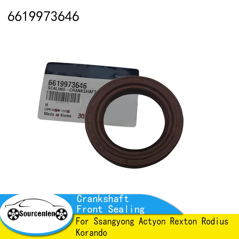 Brand New Crankshaft Front Sealing 6619973646 For Ssangyong Actyon Rexton Rodius Korando 66199-73646