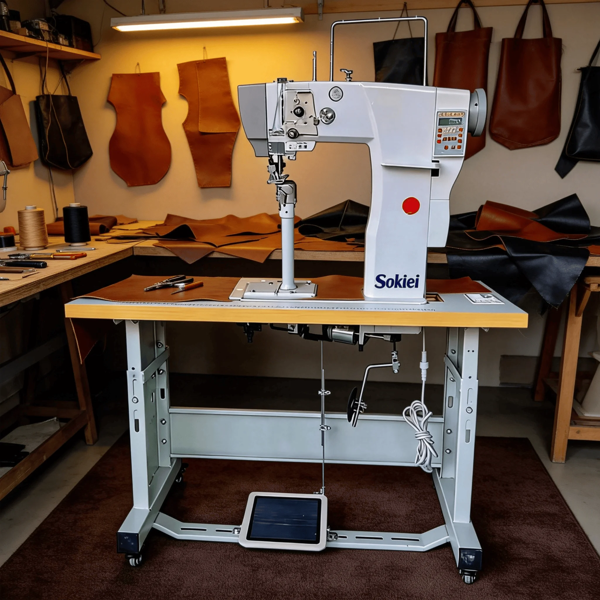 Versatile Industrial Leather Sewing Machine Wholesale Direct Perfect For Shoes, Boots, Handbags & Gloves Production