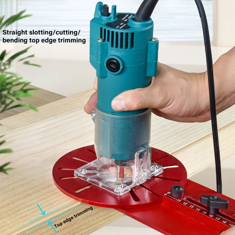 Multifunction Support Base Aluminum Routers Platform for Woodworking Routers 37JD