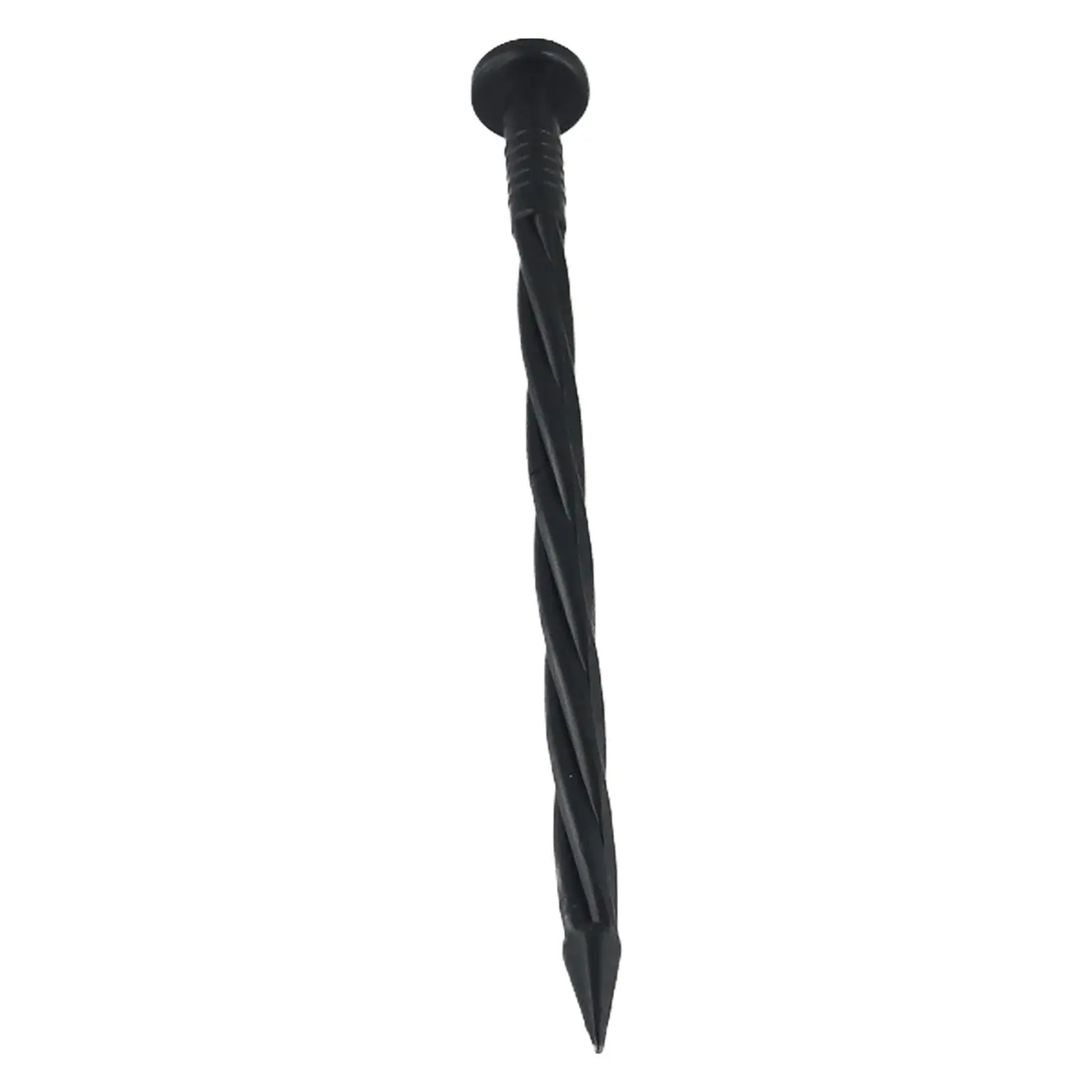 Weather Resistant Floor Nails Black Plastic Ground Pile Easy To Install Long-lasting Performance Multipurpose Outdoor
