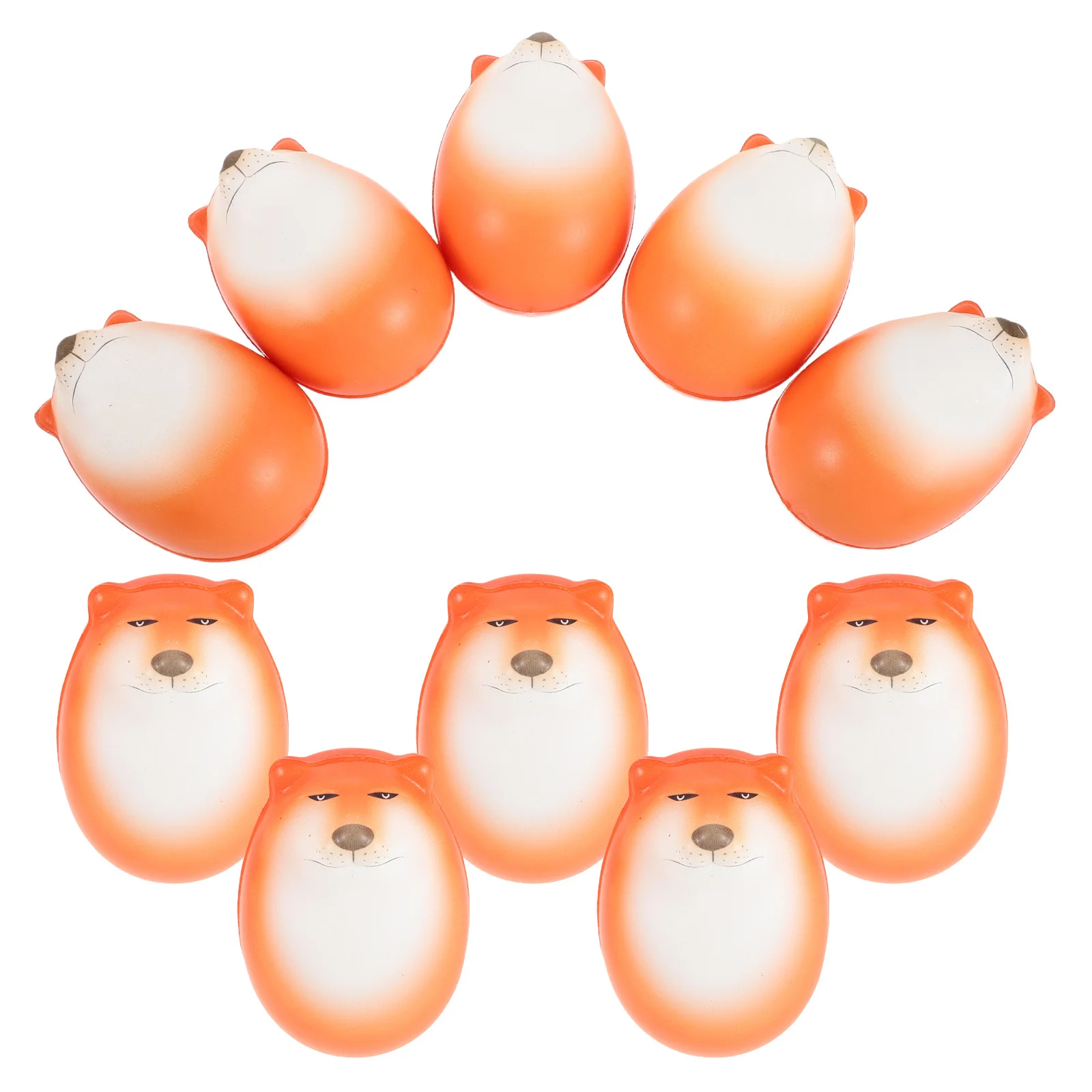 

10Pcs Slow Rising Egg Dog Squishy Stress Relief Squeeze Decompress Fidget Animal for Kids Teens Party Favors Home Classroom