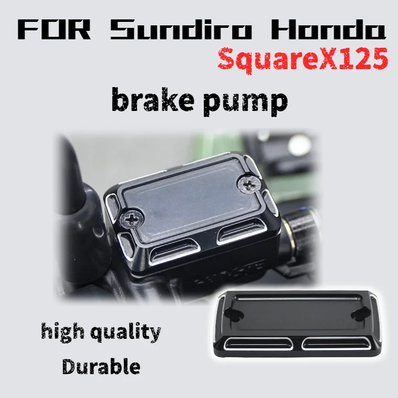 

For Sundiro Honda Square X125 brake pump cover modification, aluminum alloy upper pump oil reservoir decorative cover accessory.
