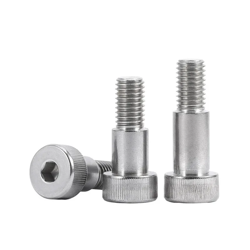 304 مسامير أساسية نصف خيط من الفولاذ المقاوم للصدأ - M4-M6.5 مقبس سداسي رأس أسطواني مسامير مضادة للتخفيف