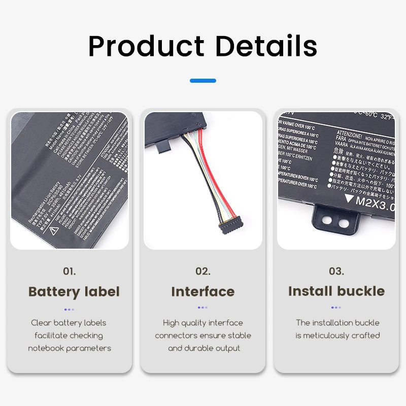 L15L2PB1 Battery For Lenovo Yoga 510 510-14IKB 510-15IKB 510-15ISK 510-14ISK Series 5B10K84639 L15M2PB1 L15C2PB1 80S700GLGE