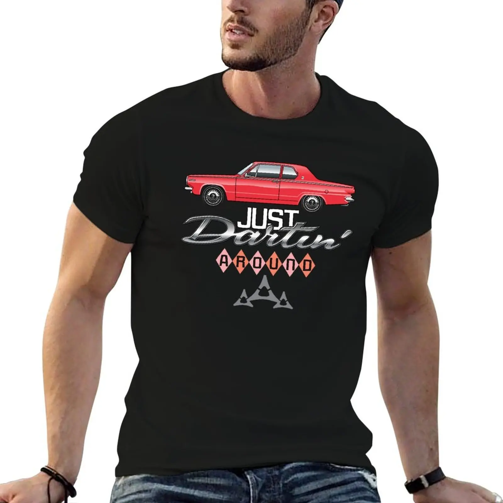 

64 Red 270 2dr sedan T-Shirt cotton t shirts man 100% t shirt man cotton man t shirt designer T-Shirt