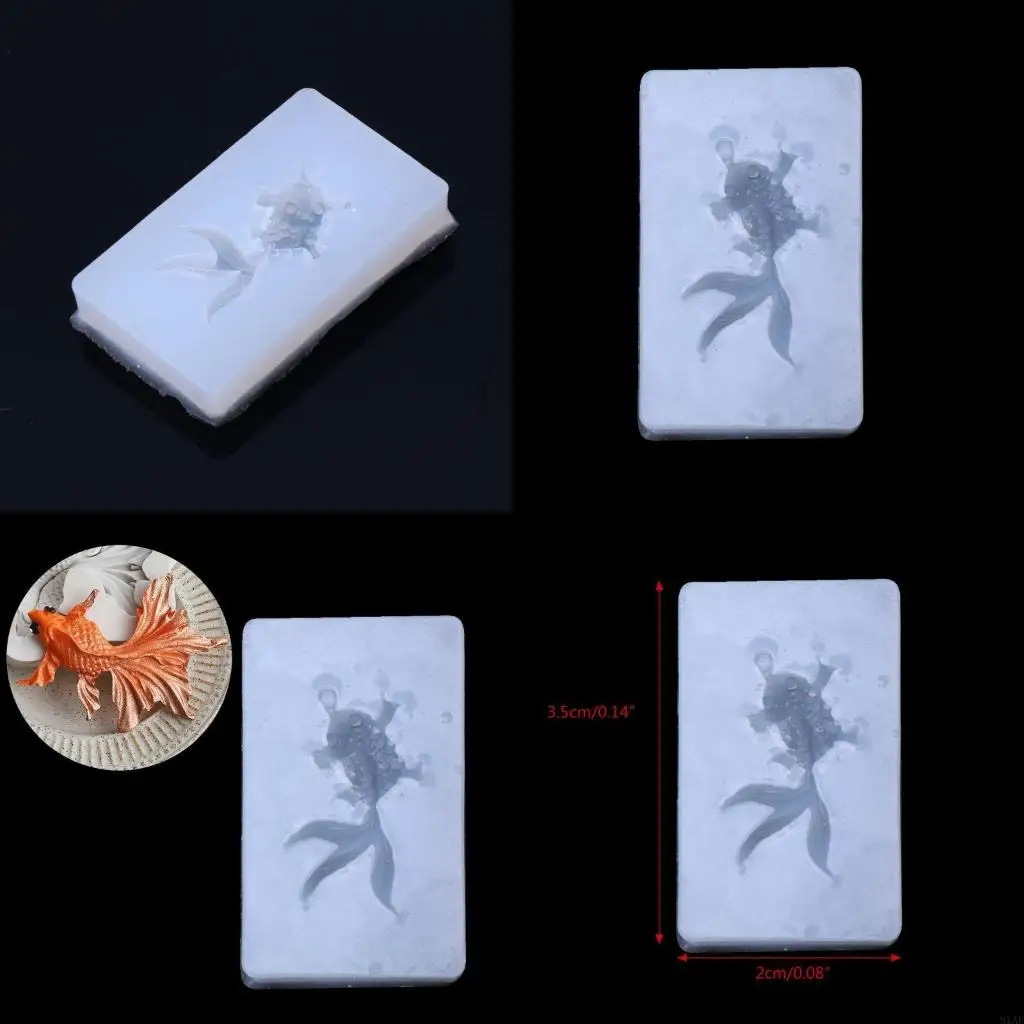 91AF Mini Ornaments Earrrings Mold Hanging Pendant Decor Silicone Mold
