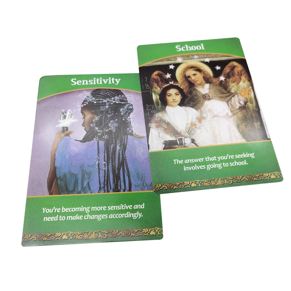 NEW 12X8CM Life Purpose Oracle Cardis 44 Cards Doreen Virtue With Guidebook
