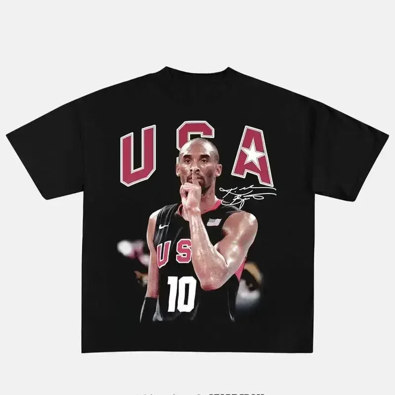 Kobe Graphic Tee Classic Crew Neck Shirt