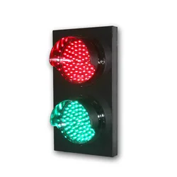 Aluminum housing 200mm /8 inch red green full ball parking lots LED traffic signal light