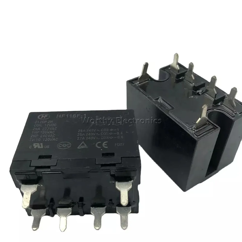 

Free Shipping 10PCS/LOT 12VDC 25A 6pin Relay HF116F-1-012DP-2H